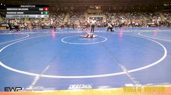 61 lbs Consi Of 32 #2 - Breckon Milburn, Powerhouse Comanche OK vs Hudson Webb, Moyer Elite