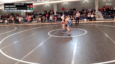 178-195 lbs Cons. Round 1 - James Martin, Elevate Wrestling Academy vs Angel Vasquez, Lexington