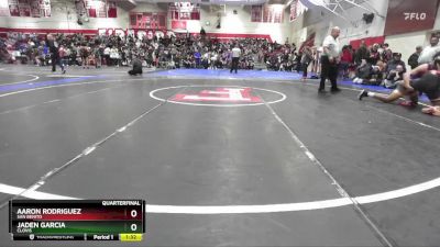 138 lbs Quarterfinal - Jaden Garcia, Clovis vs Aaron Rodriguez, San Benito