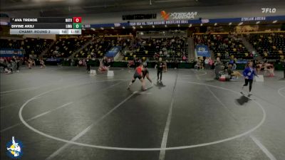 190 lbs Champ. Round 2 - Divine Akili, Linn-Mar vs Ava Trende, New Hampton