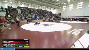 125 lbs Cons. Round 3 - Christian Lopez, Colo. Sch. Of Mines vs Maka Yakapin, Simon Fraser