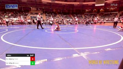 49 lbs Quarterfinal - Kristopher Henry, Powerhouse Wrestling vs David J Villa III, Southwest Stallions WC