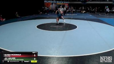 165G Quarterfinal - Joy Walker, Redington Sr. Jr/Sr High School vs Alyssa McDonald, Soldotna