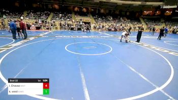 106 lbs Quarterfinal - Izayiah Chavez, Best Trained vs Kevin West, Dawg Wrestling