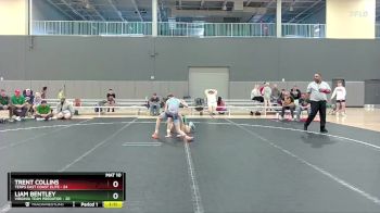 110 lbs Round 2 (10 Team) - Liam Bentley, Virginia Team Predator vs Trent Collins, Terps East Coast Elite