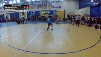 120 lbs Champ. Round 3 - Donovan Jenkins, South Plantation vs Manoa Jones, Team Barracuda