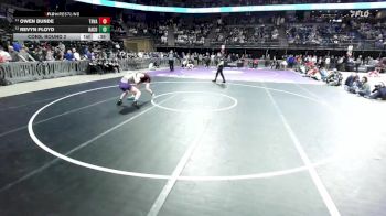 Cons. Round 2 - Owen Bunde, Tri-Valley vs Revyn Floyd, Harding County