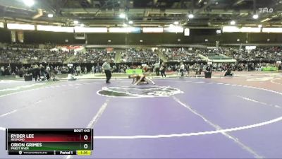 126 lbs Champ. Round 2 - Ryder Lee, Redmond vs Orion Grimes, Priest River