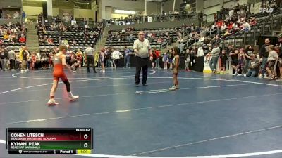 60 lbs Semifinal - Cohen Utesch, Siouxland Wrestling Academy vs Kymani Peak, Ready RP Nationals