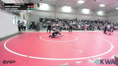 100 lbs Rr Rnd 1 - Gabriel Shuemake, Viking Wrestling Club vs Bandy Johnson, Checotah Matcats