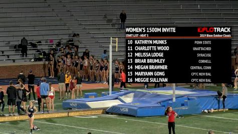 Women's 1500m Invite, Heat 3