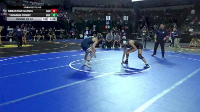 144 lbs Round Of 64 - Sebastian Garcia, Serra (CC) vs Braden Priest, Bakersfield (CS)