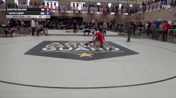 126 lbs Champ. Round 1 - Sawyer Nelson, Sebolt Wrestling Academy vs Jayce Curry, Iowa