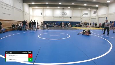 106 lbs Cons. Round 5 - Zander Hoover, Dynasty WC vs Lytning Hazen, Bay Area Dragons