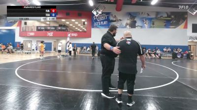 120 lbs John Alvarado, Texas vs Jackson Ganfield, Florida Blue