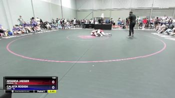 130 lbs Semis & 3rd Wb (16 Team) - Amanda Jaeger, Kansas vs Calista Rodish, Iowa