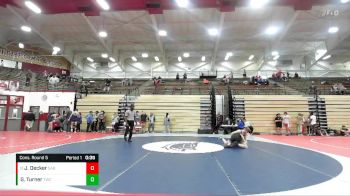 144 lbs Cons. Round 5 - Jamie Decker, Terre Haute South vs Greg Turner, Techie Wrestling Club