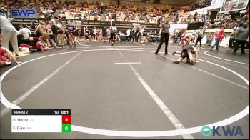 52-55 lbs Rr Rnd 2 - Grace Henry, Comanche Takedown Club vs Franki Dieu, Team Nomad