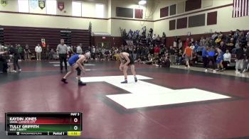 120 lbs Cons. Round 1 - Tully Griffith, West Liberty vs Kaydin Jones, Union, LaPorte City