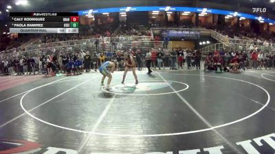 125 lbs Quarterfinal - Caly Rodriguez, Brandon vs Paola Ramirez, Osceola (Kissimmee)