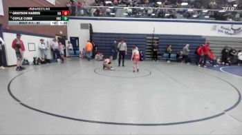 85 lbs Champ. Round 2 - Grayson Harris, Idaho vs Coyle Cobb, Homedale Wrestling Club
