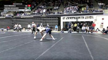 285 lbs Quarterfinal - Cole Mirasola, Penn State vs Tristen Hitchcock, Army
