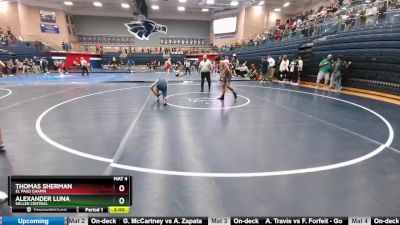 150 lbs Cons. Round 1 - Thomas Sherman, El Paso Chapin vs Alexander Luna, Keller Central