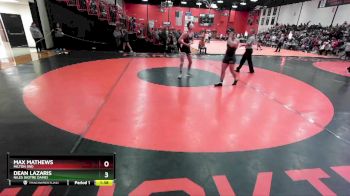 165 lbs Cons. Round 4 - Dean Lazaris, Niles (NOTRE DAME) vs Max Mathews, MILTON (WI)