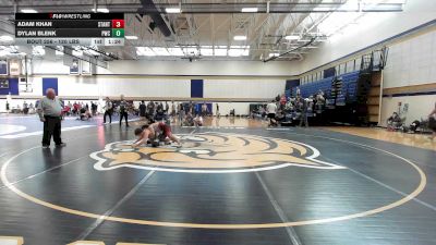 120 lbs Semifinal - Adam Khan, St. Anthony's vs Dylan Blenk, Prime Wrestling Club