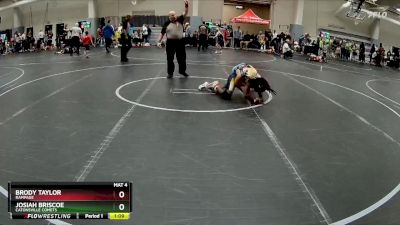 101 lbs Cons. Semi - Brody Taylor, Rampage vs Josiah Briscoe, Catonsville Comets