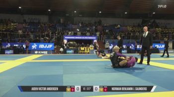 Aiden Victor Andersen vs Norman Benjamin J. Saunders 2026 IBJJF European NoGi