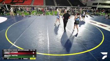 132-140 lbs Round 1 - Trinity Stoner, Montana vs Bristol Mattix, Montana