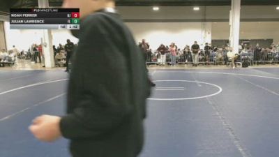 85 lbs Round Of 16 - Noah Ferrer, NJ vs Julian Lawrence, FL