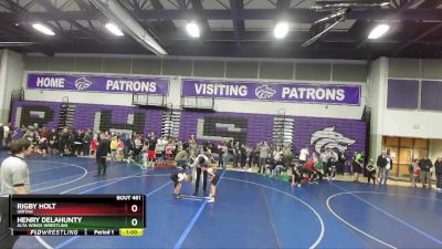 75 lbs Cons. Round 3 - Rigby Holt, Uintah vs Henry Delahunty, Alta Wings Wrestling