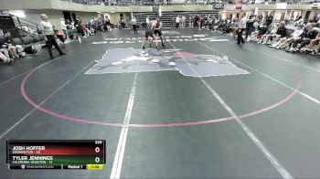 220 lbs Quarterfinals (8 Team) - Josh Hoffer, Washington vs Tyler Jennings, Caledonia-Houston