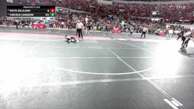 69 lbs Cons. Round 3 - Boyd Gilliland, LAW vs Lincoln Langdon, B.A.M Training Center