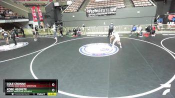 120 lbs Semifinal - Kobe Negrete, Wright Wrestling Academy vs Cole Cronan, Turlock High School Wrestling