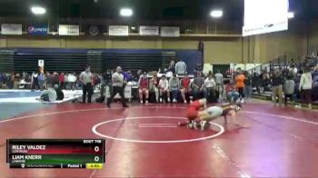 113 lbs Cons. Round 4 - Liam Knerr, Laramie vs Riley Valdez, Centauri