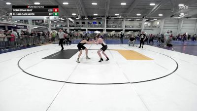 123 lbs Consi Of 4 - Sebastian May, Keene vs Elijah Gagliardi, Silverback WC