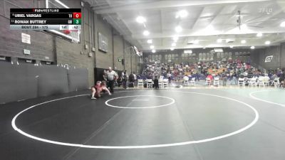 175 lbs Cons. Round 4 - Uriel Vargas, Tulare Union vs Rowan Buttrey, Golden West