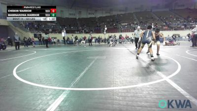 120 lbs Final - Chebon Warrior, Tecumseh Youth Wrestling vs MaminaKowa Warrior, Tecumseh Youth Wrestling