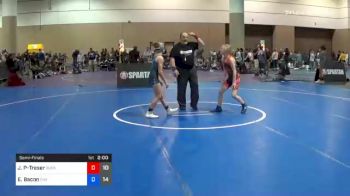 90 lbs Semifinal - June Pyles-Treser, Buckeye Girls vs Emma Bacon, Hammer Chicks