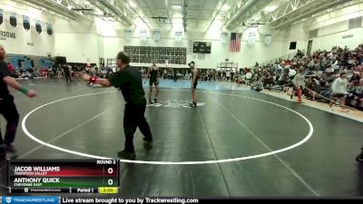 152-154 lbs Round 2 - Jacob Williams, Thompson Valley vs Anthony Quick, Cheyenne East