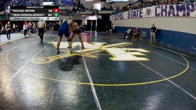 215 lbs Consi Of 8 #1 - Michael Brown, Pickens vs Sean Zadroga-McNulty, May River