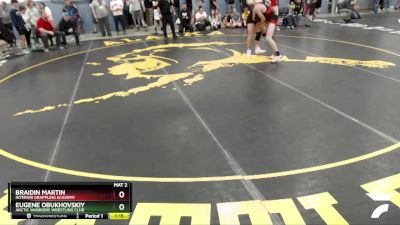 152 lbs Final - Eugene Obukhovskiy, Arctic Warriors Wrestling Club vs Braidin Martin, Interior Grappling Academy