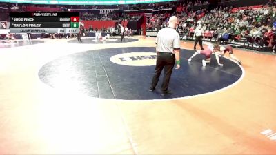 1A 138 lbs Quarterfinal - Jude Finch, Taylor Ridge (Rockridge) vs Taylor Finley, Tolono (Unity)