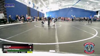 43 lbs Cons. Round 3 - Bo Duhr, Brawlers vs Grayson Duitsman, SlyFox