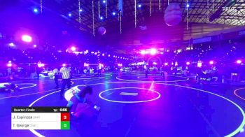 123 lbs Quarterfinal - Jayden Espinoza, Unattached vs Tristan George, Chatfield WC