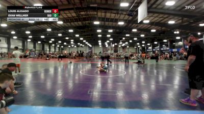 70 lbs Rr Rnd 1 - Louis Alojado, RedNose Wrestling School ES vs Evan Wellner, Ragin Raisins Concord ES