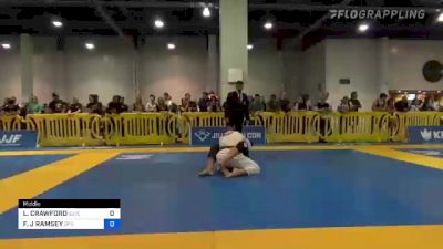 LUCAS CRAWFORD vs FRANKLIN J RAMSEY 2022 American National IBJJF Jiu-Jitsu Championship